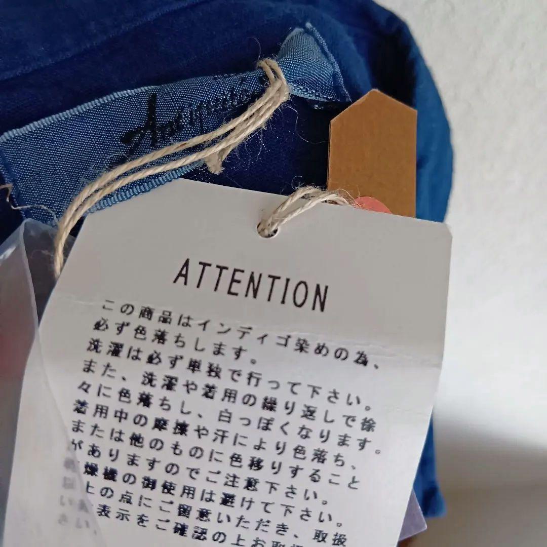 イチアンティークス 日本製 インディゴ染めシャツ チェック