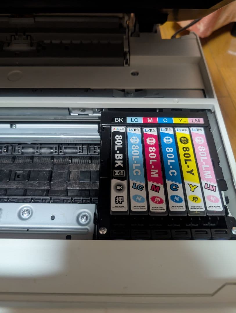 【ジャンク品】EPSON EP-707A インクジェットプリンター ホワイト