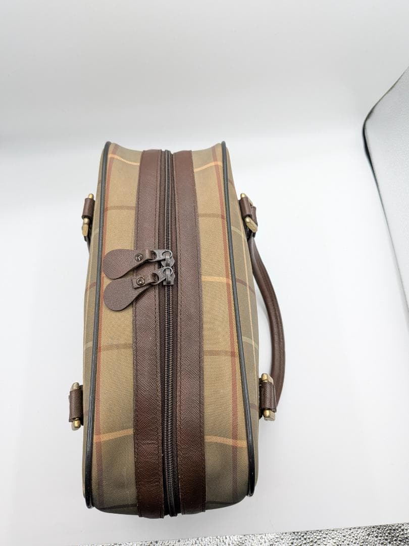 良品✨ バーバリー ボストンバッグ キャンバス ベージュ 0LI