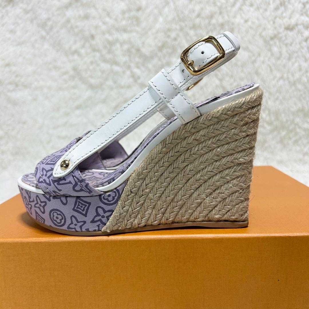 ルイヴィトン　23.5cmクルーズライン　タイシエンヌ　モノグラム　37