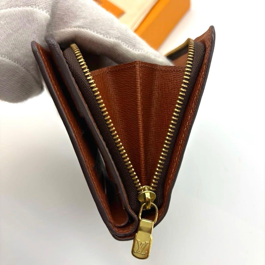 yuki モノグラム コンパクトジップ二つ折り財布 財布 ルイヴィトン