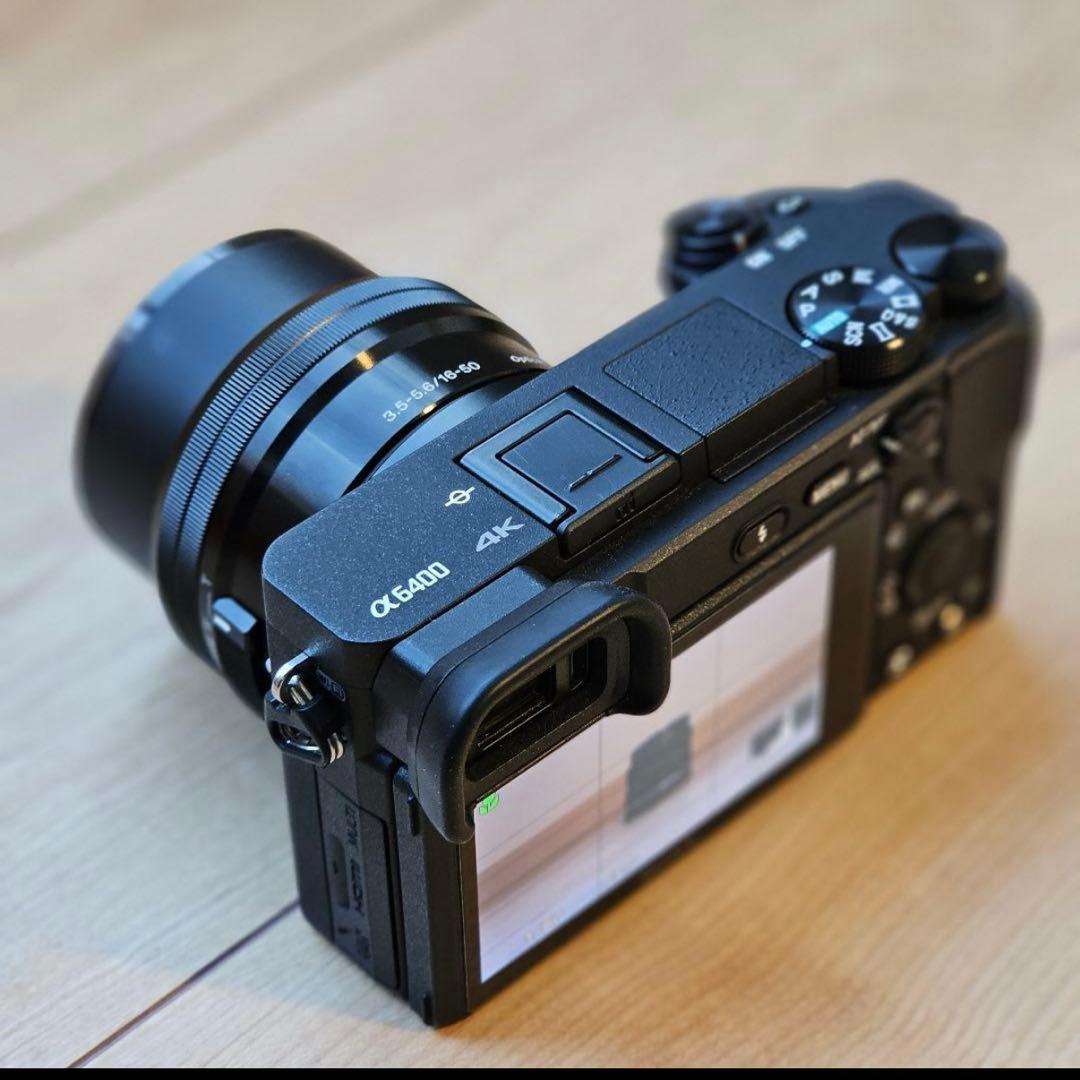 sony a6400 レンズ3本付き　sdカード付属