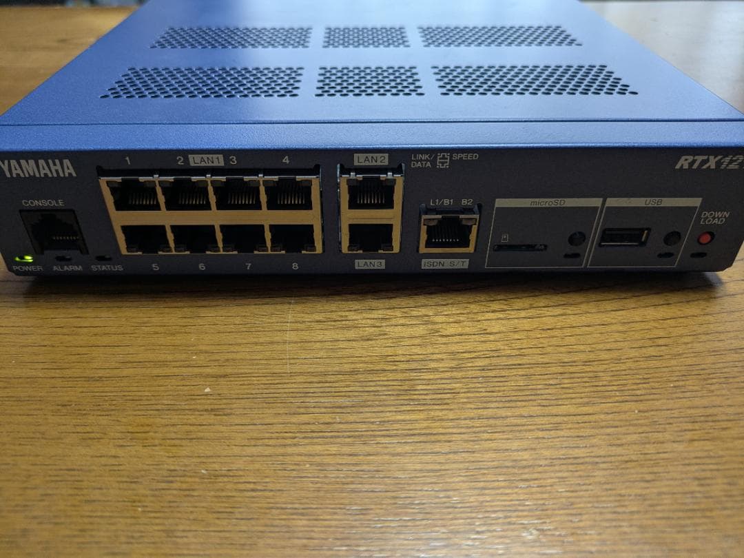 YAMAHA RTX1210 有線LANルーター