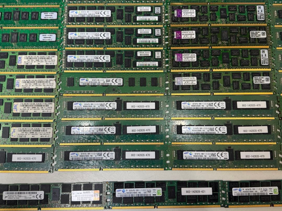 メモリー 8gb ,16gb PC3 ,PC3L まとめて 63枚