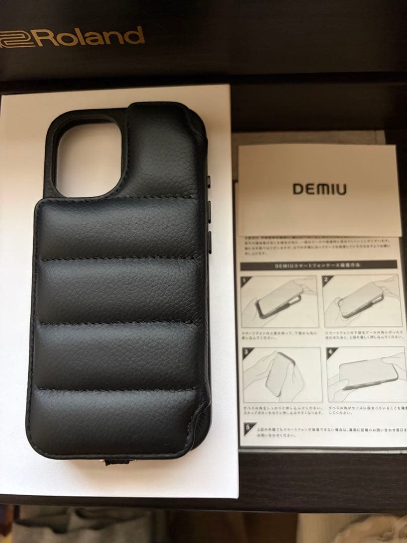 iPhone17◎DEMUスマホケース◎レザー