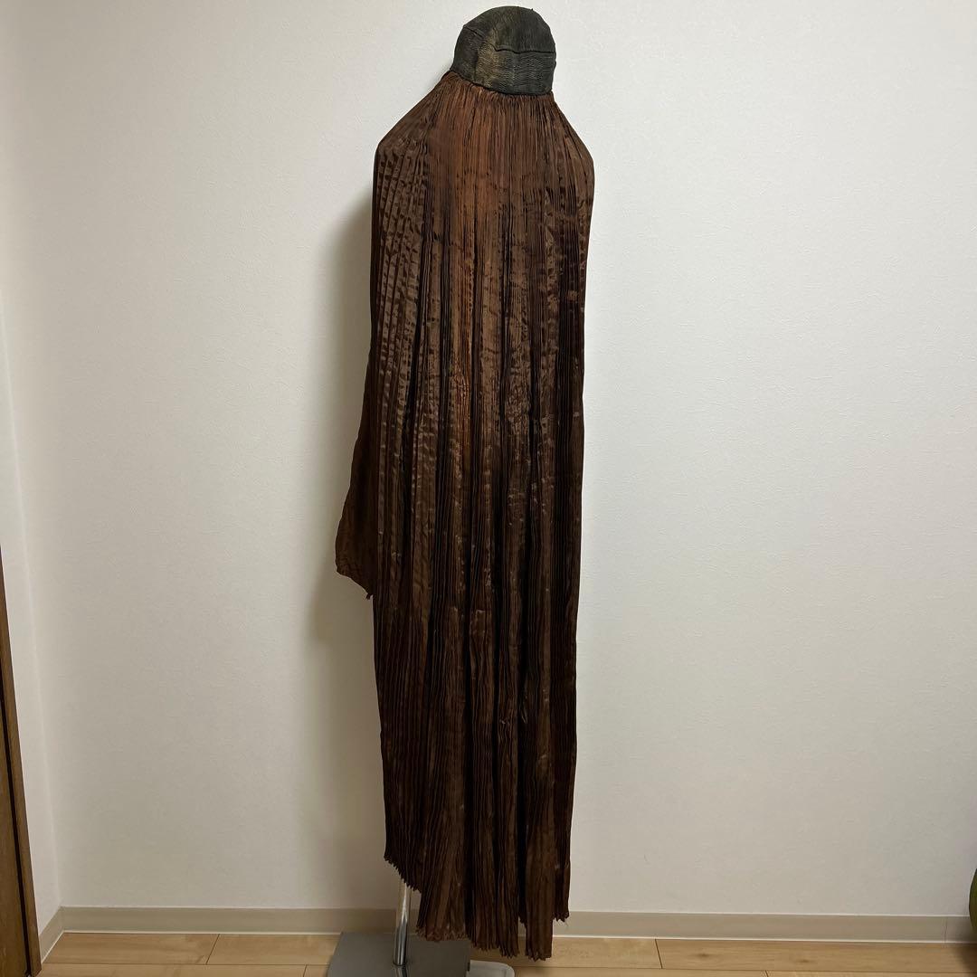 ブラウン サテン ブルカ　民族衣装