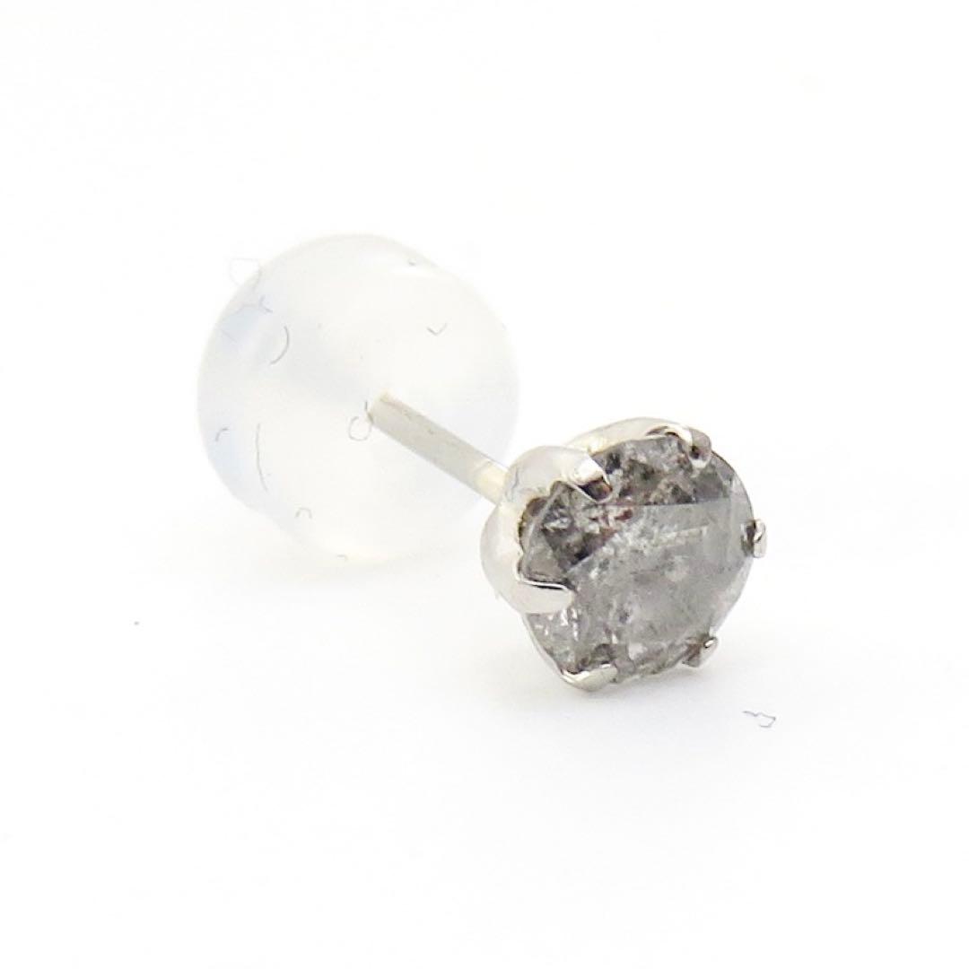T*T様 Pt900 天然ダイヤモンド0.28ct 片耳ピアス ダイヤモンドピア