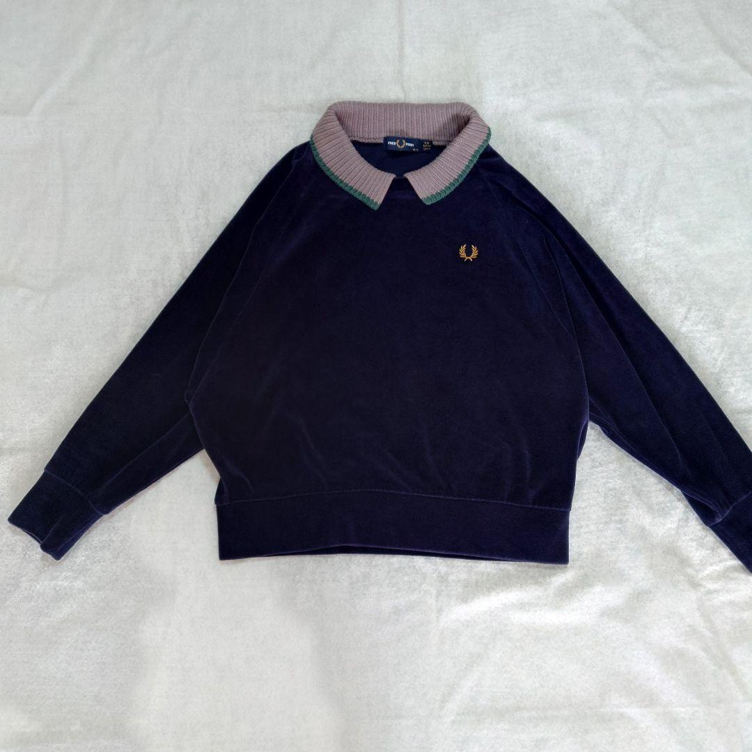 フレッドペリー レディース トップス ベロア ドルマン 襟付き
