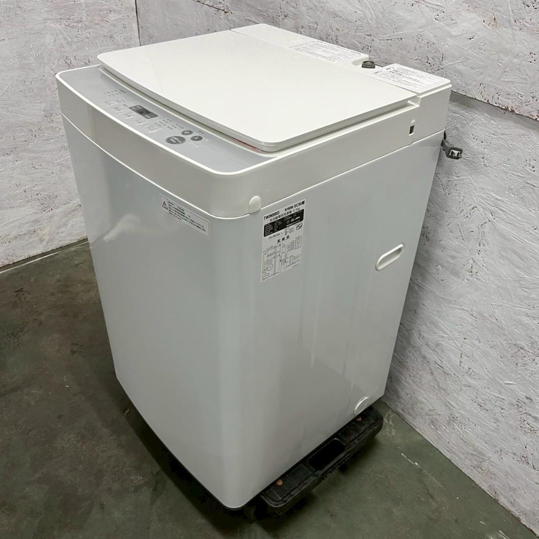 【TWINBIRD】 ツインバード 縦型洗濯機 KWM-EC55 A0944