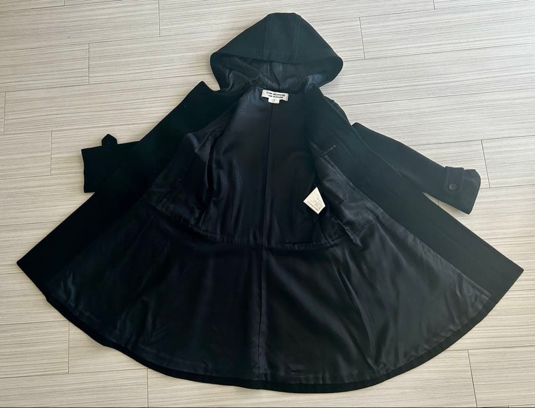 COMME des GARÇONS ブラック ダッフルコート