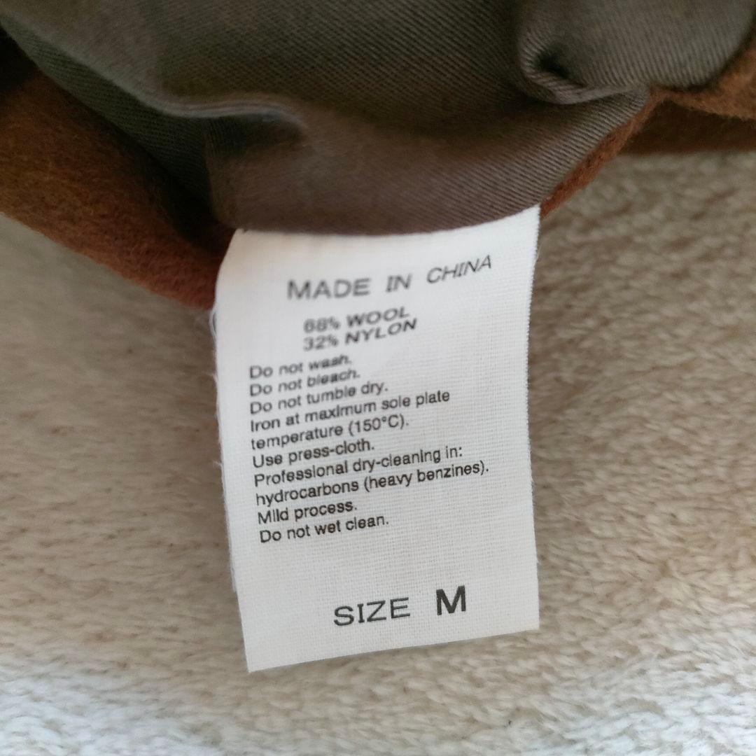 ADAM ET ROPE ダブルフェイス セミダブル コート マフラー付き