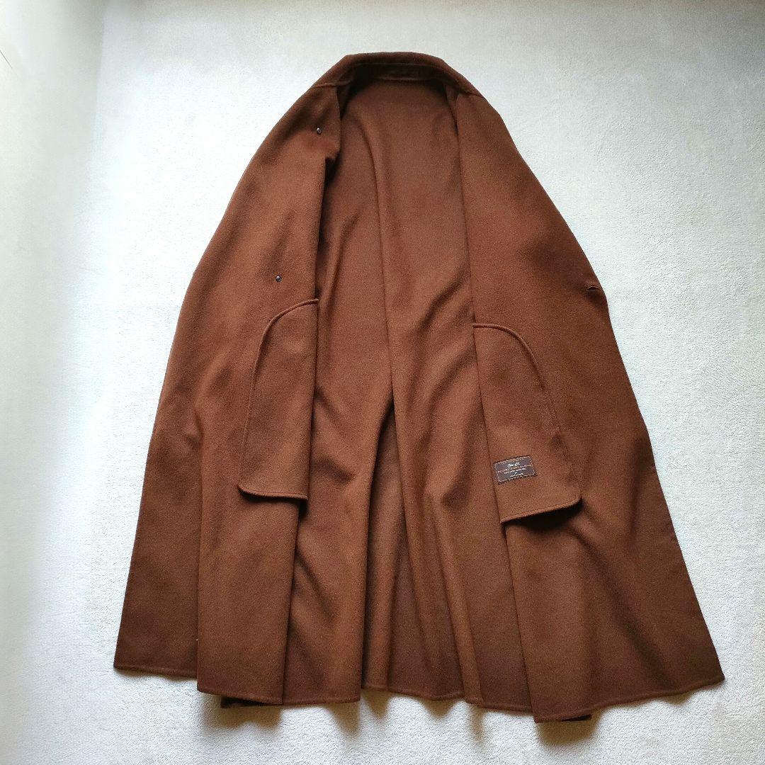 ADAM ET ROPE ダブルフェイス セミダブル コート マフラー付き