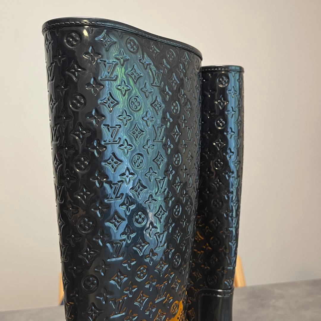 Louis Vuitton ブラック 長靴　36 23cm
