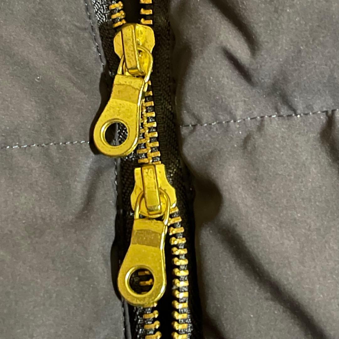 PLST ダウンジャケット ロング ファー フード付き ネイビー サイズS