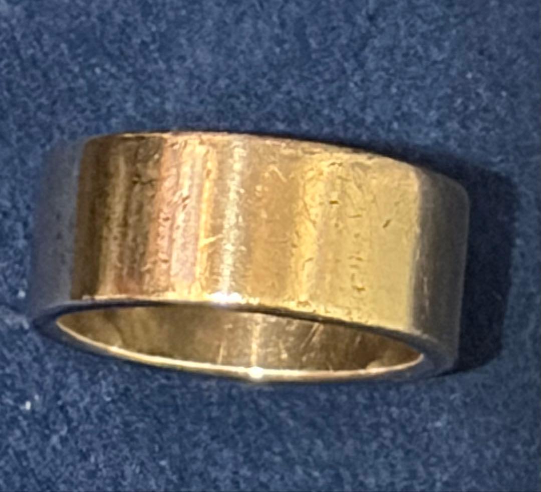 goro's(ゴローズ) 11.0号 平打ちリング シルバー/ゴールド