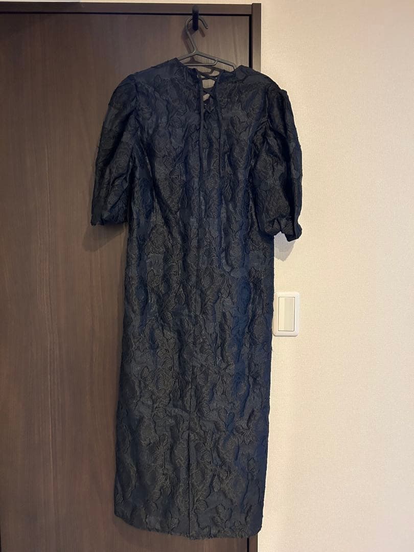 スーツ・フォーマル・ドレス FLOWER JACQUARD STRAIGHT DRESS