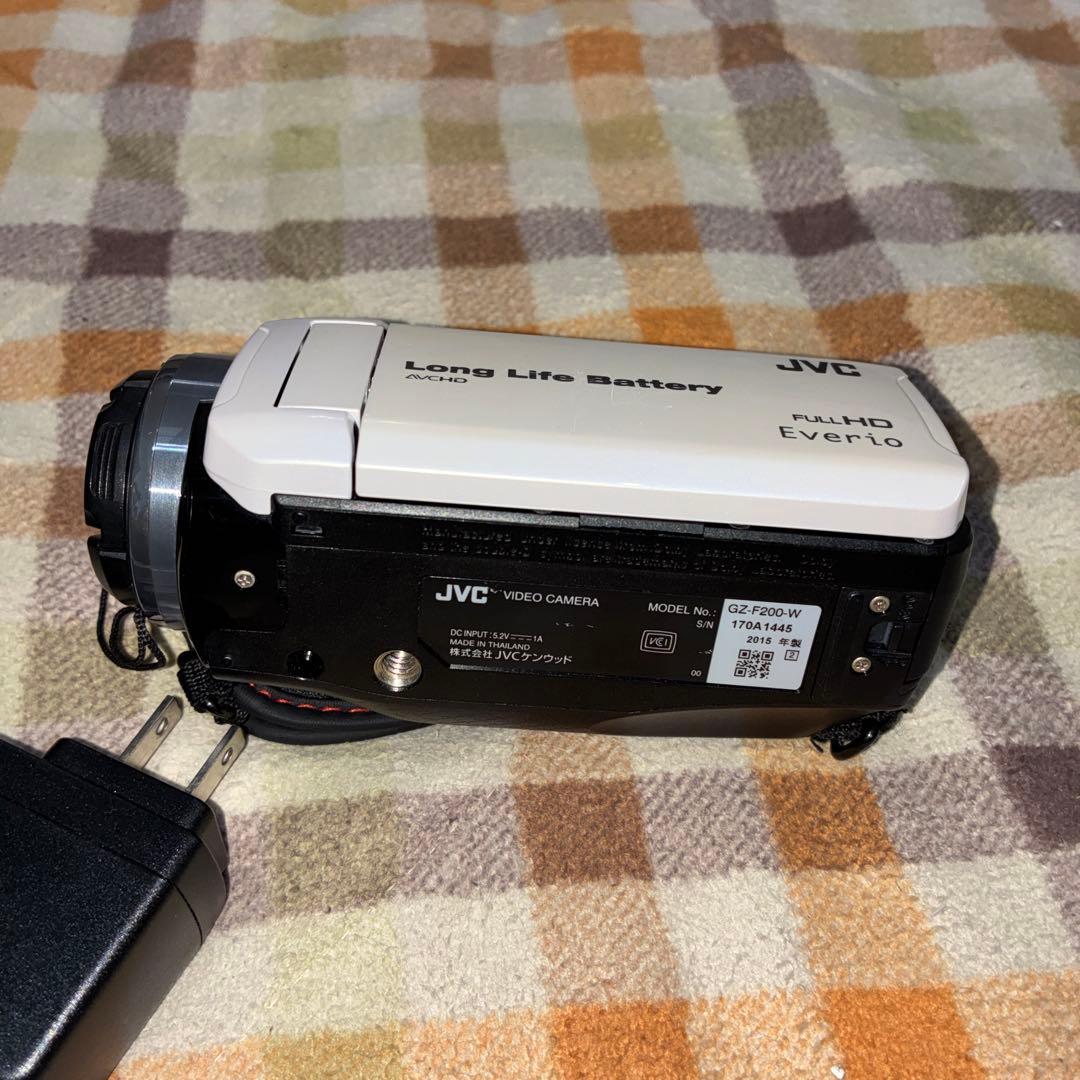 動作確認済JVC Everio エブリオ GZ-F200-W