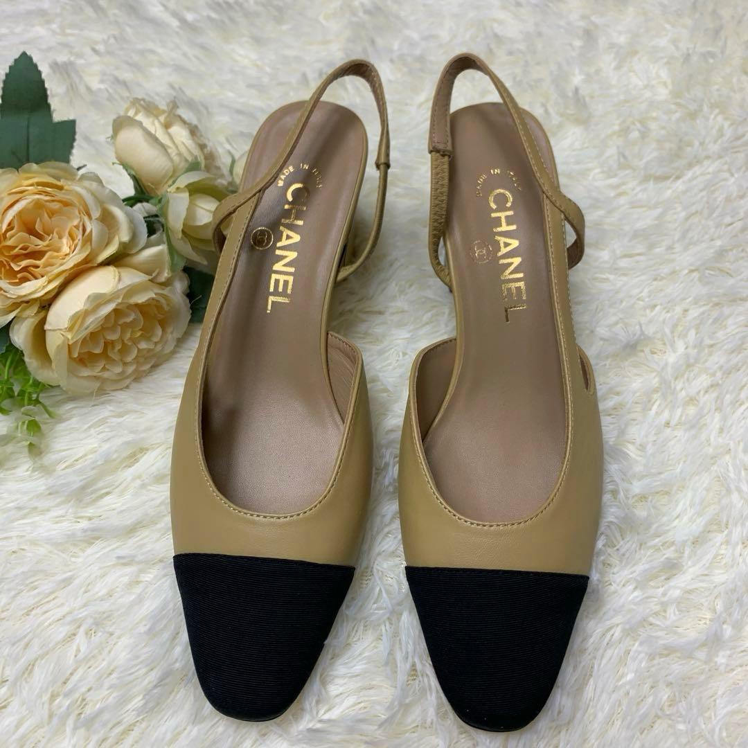 CHANEL シャネル スリングバック シューズ