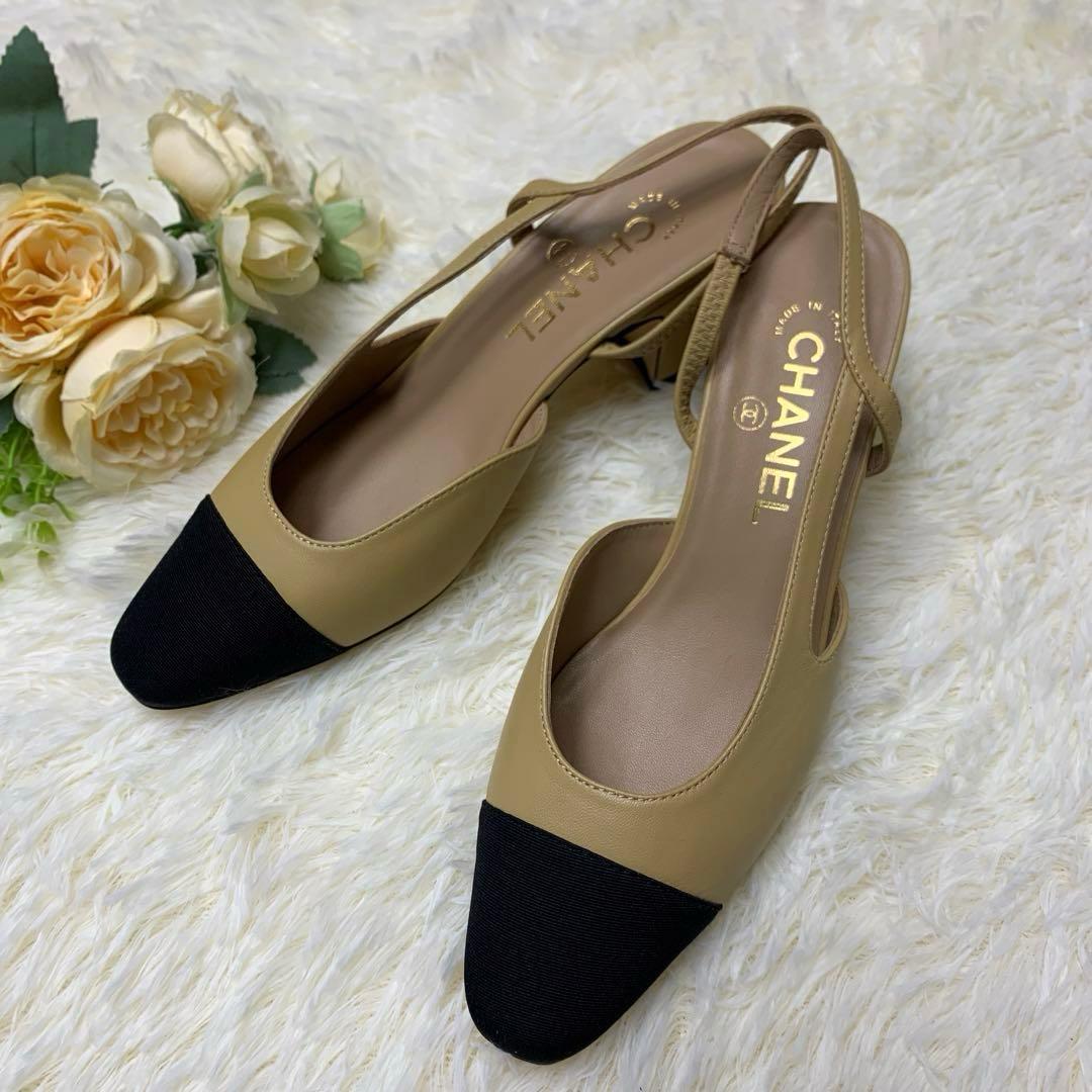 CHANEL シャネル スリングバック シューズ