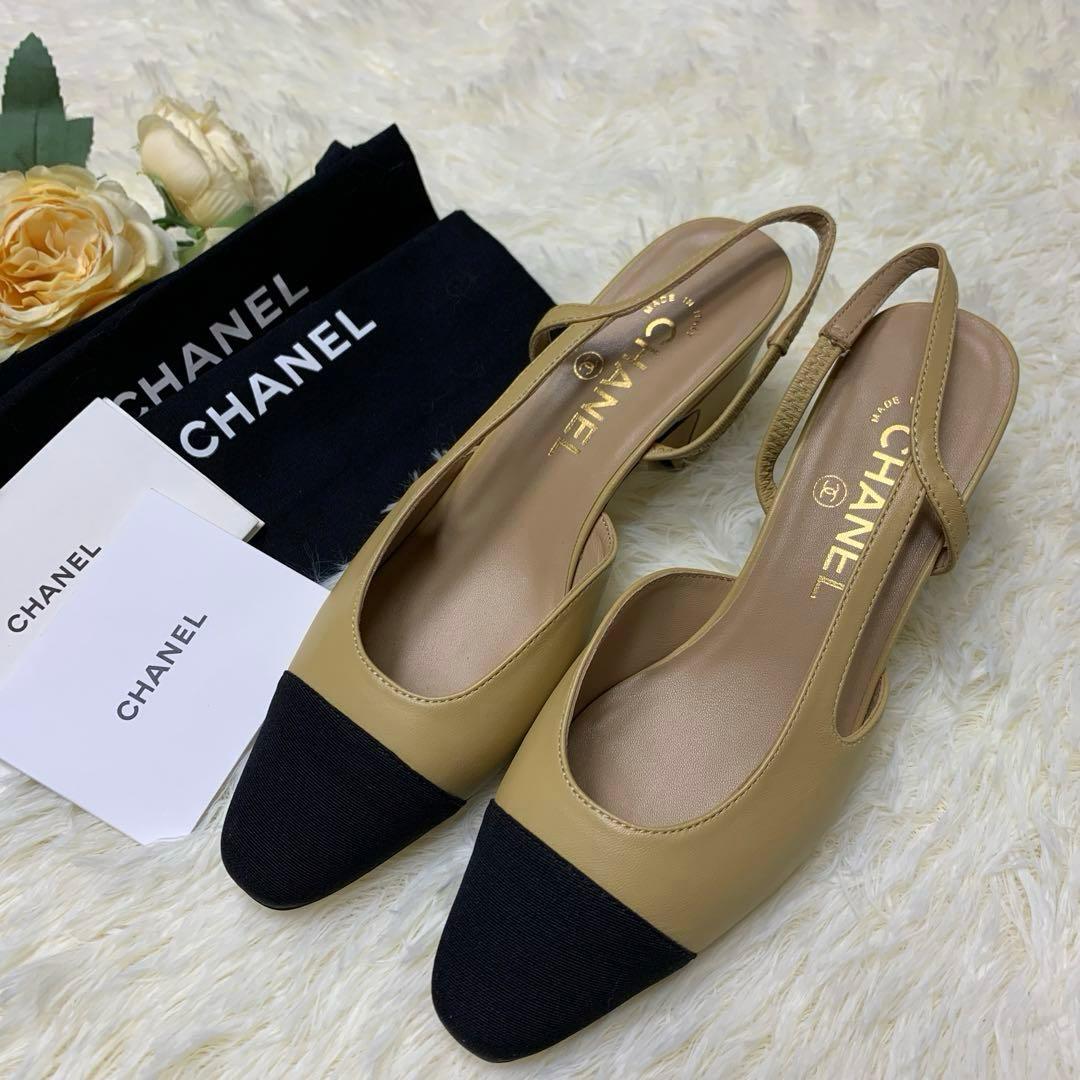 CHANEL シャネル スリングバック シューズ