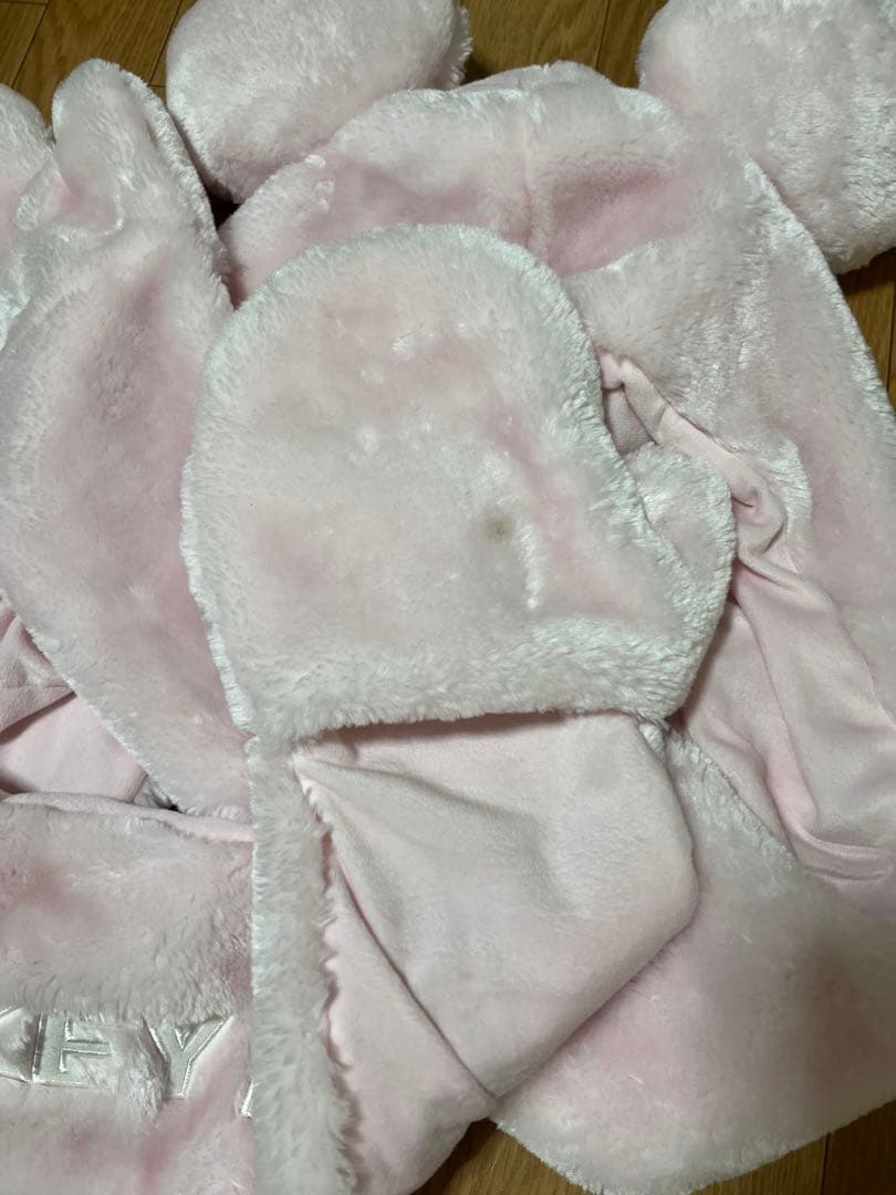 ディズニー　マフラーファンキャップ　ミニー　ピンク