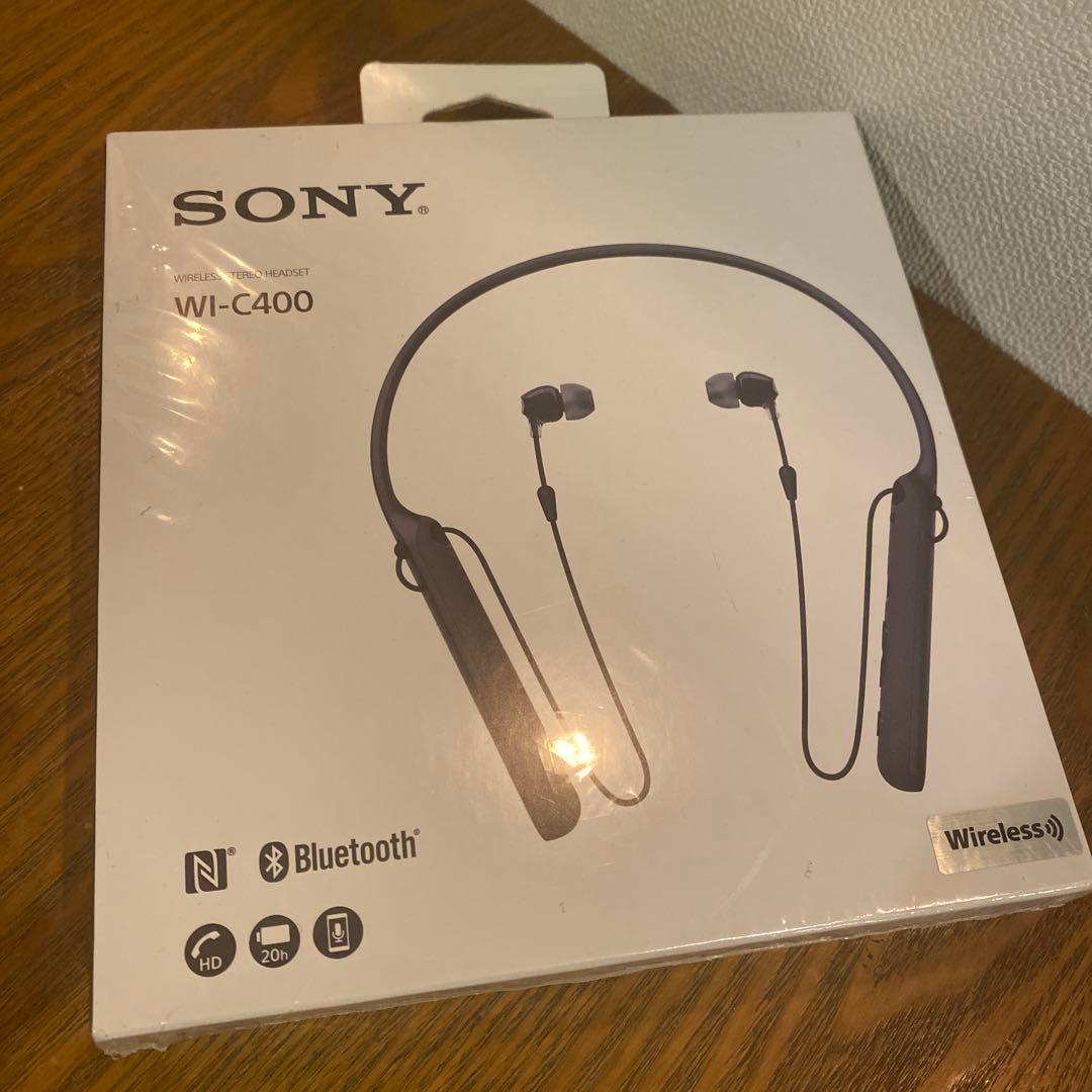 ヘッドホン SONY WI-C400 BLACK