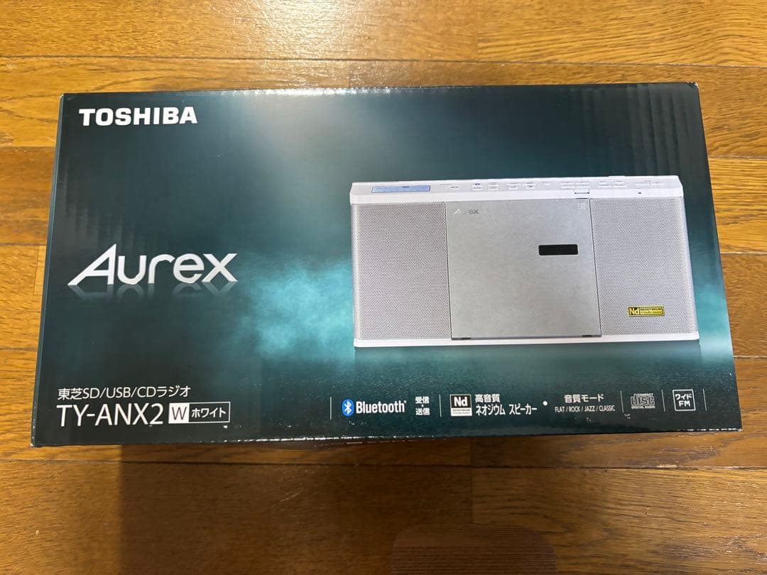 東芝 SD/USB/CDラジオ TY-ANX2 ホワイト Aurex