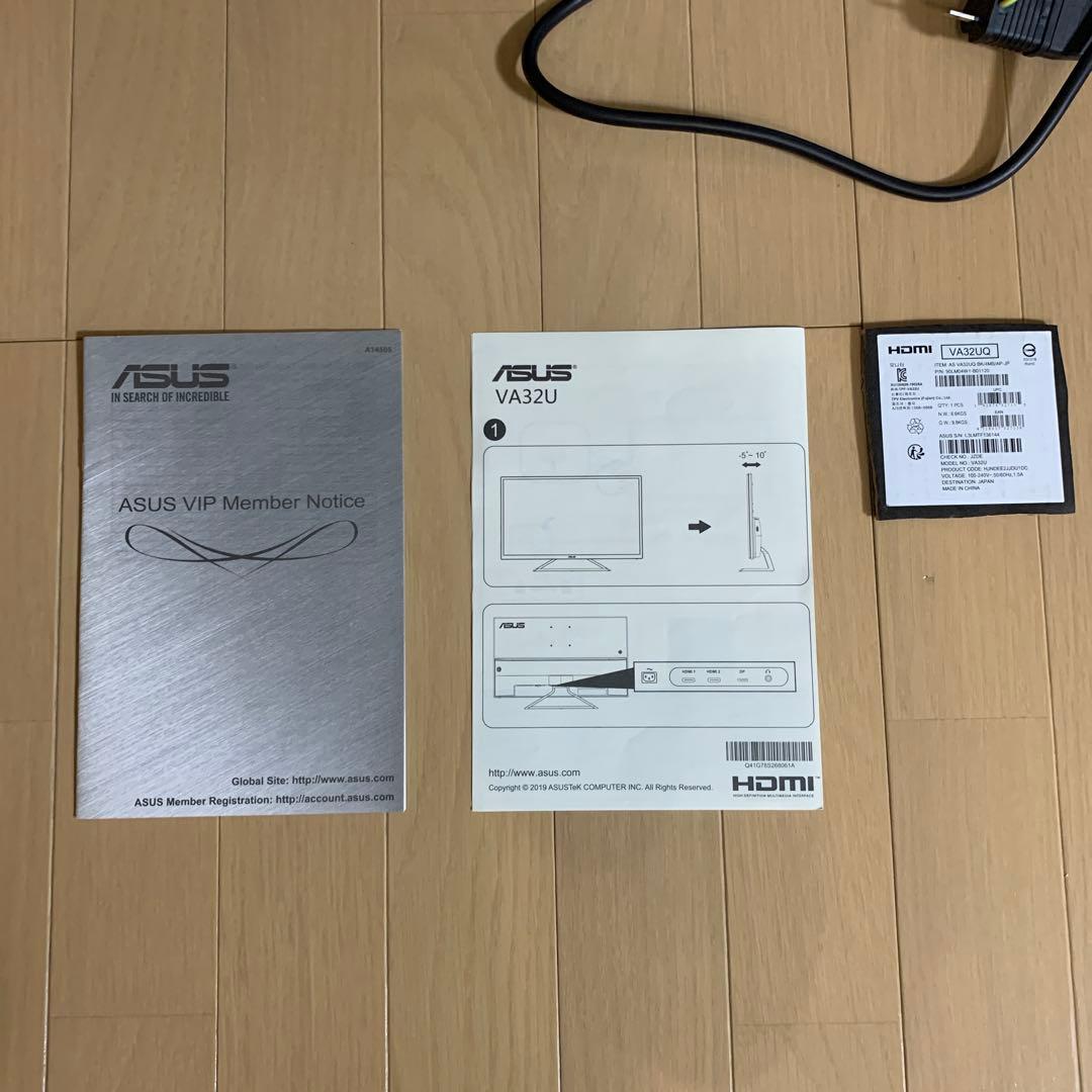 ASUS 4K UHD HDR10対応31.5モニターディスプレイVA32UQ