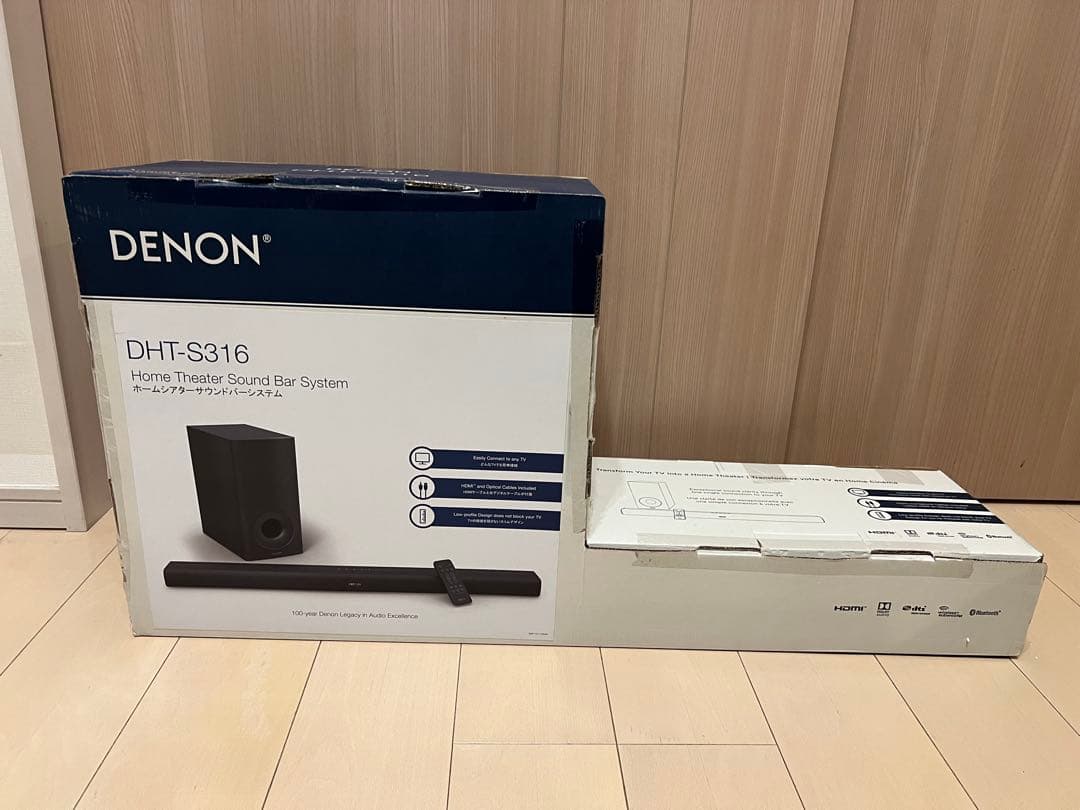 サウンドバー⭐︎Denon DHT-S316⭐︎サブウーファー付