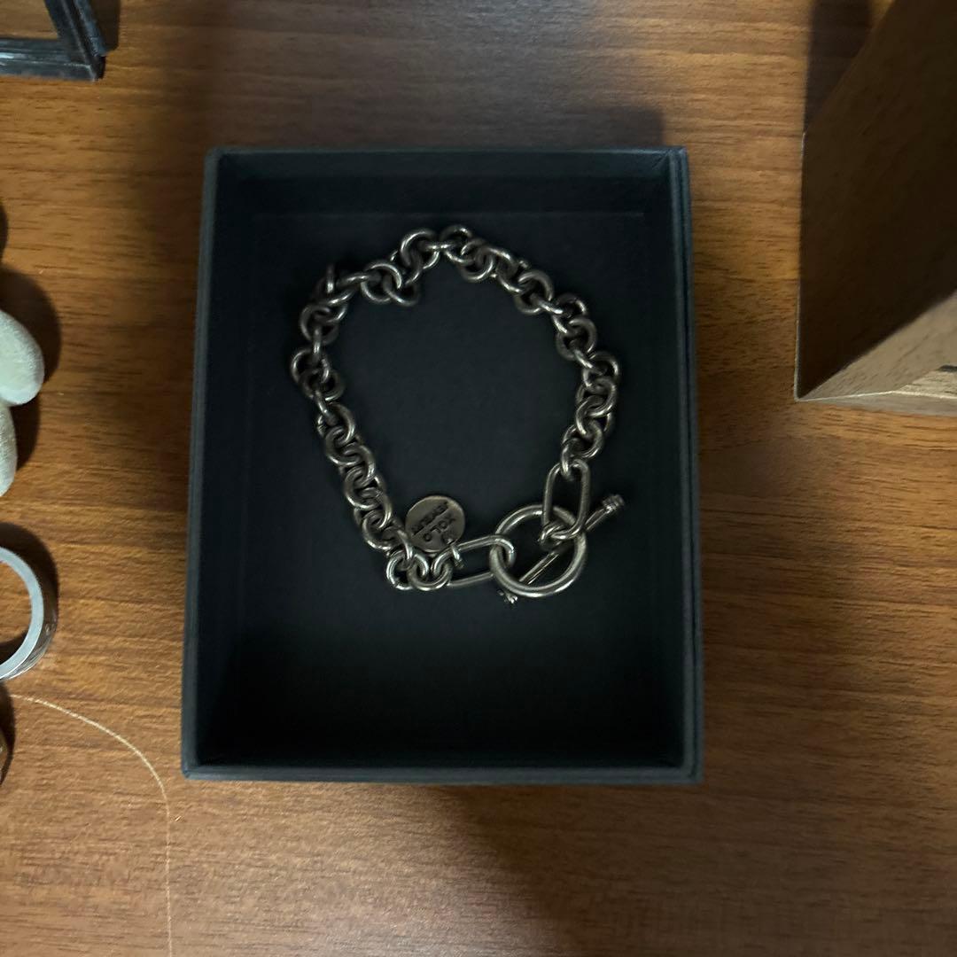 XOLO シルバー ラウンドブレスレット 19cm