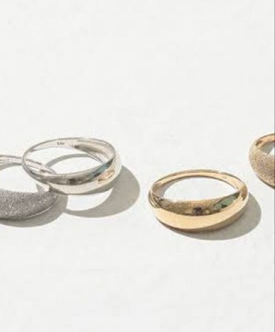 こ*け様 美品 Lilas リラ K10 三日月リング 13号