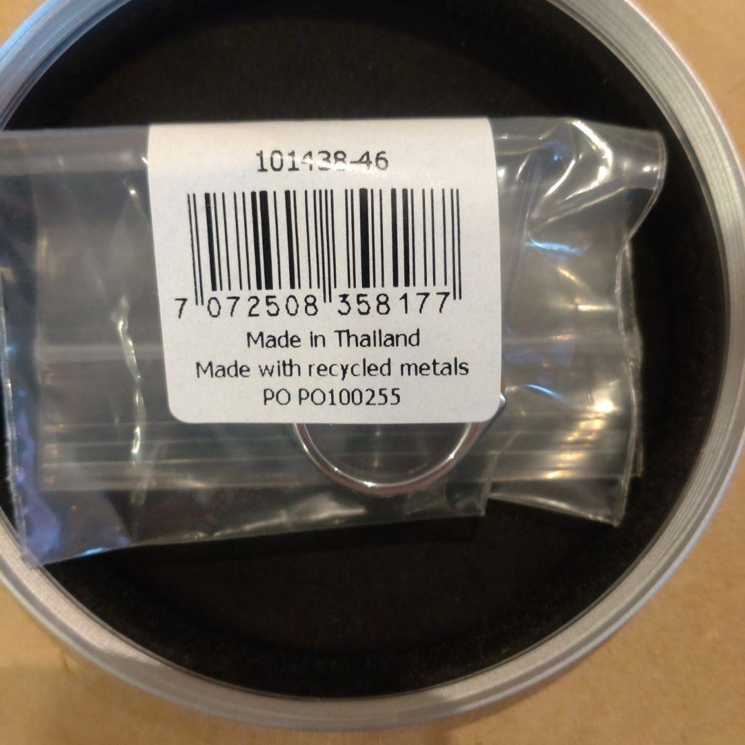 トムウッ ドタイガーアイ スクエアリング 46号（日本サイズ6号）ユニセックス