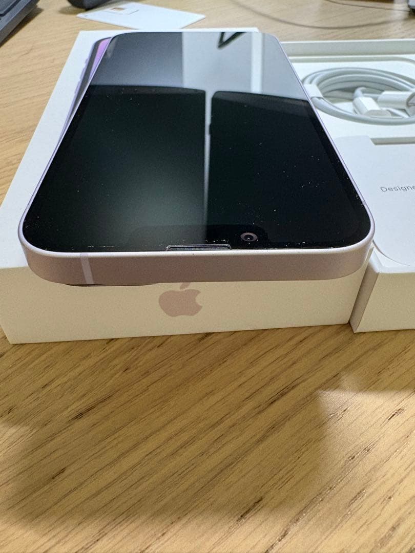 美品 Apple iPhone 14 256gbパープル 本体 85%