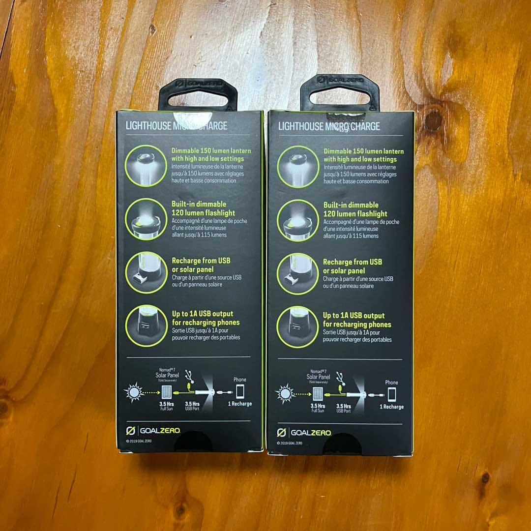 ゴールゼロGoal Zero LEDランタン ライトハウスマイクロ チャージ