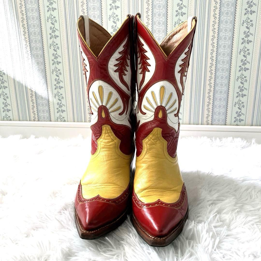美品✨　DON QUIJOTE　ドンキホーテ　ウエスタンブーツ　メキシカンカラー