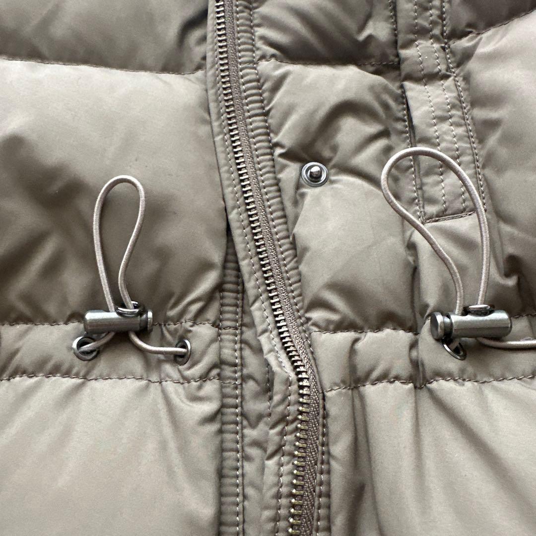 DES PRESダウンコートオリーブグリーン ファー付き　モッズコート