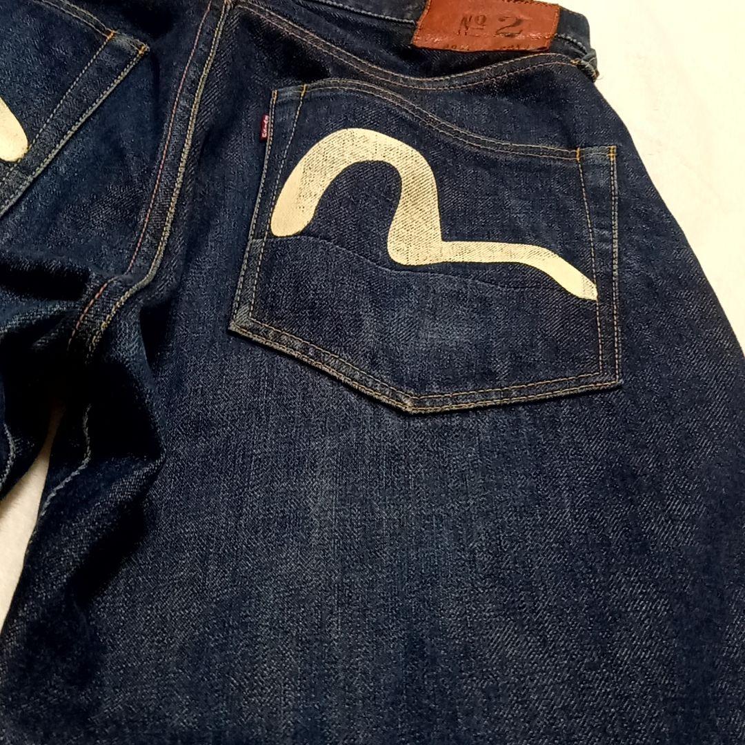 専用‼️EVISU エヴィス No2 　白　W30 2001 濃紺　セルビッチ
