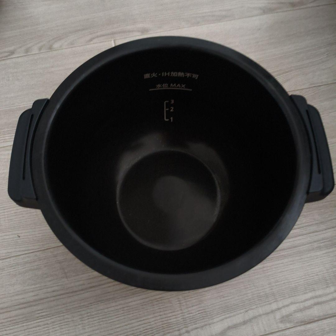 【美品】SHARP 電気無水鍋 ヘルシオ KN-HW16G-B レシピ本付き