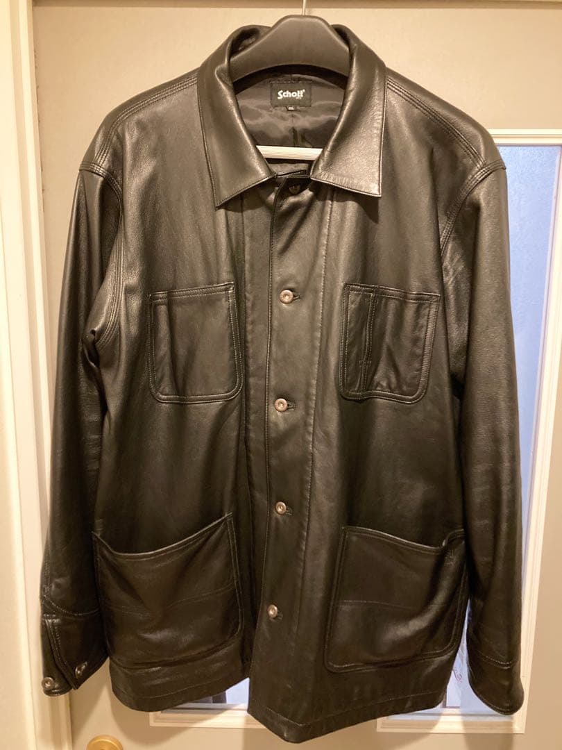 ジャケット・アウター SCHOTT LAMB LEATHER COVERALL 2XL