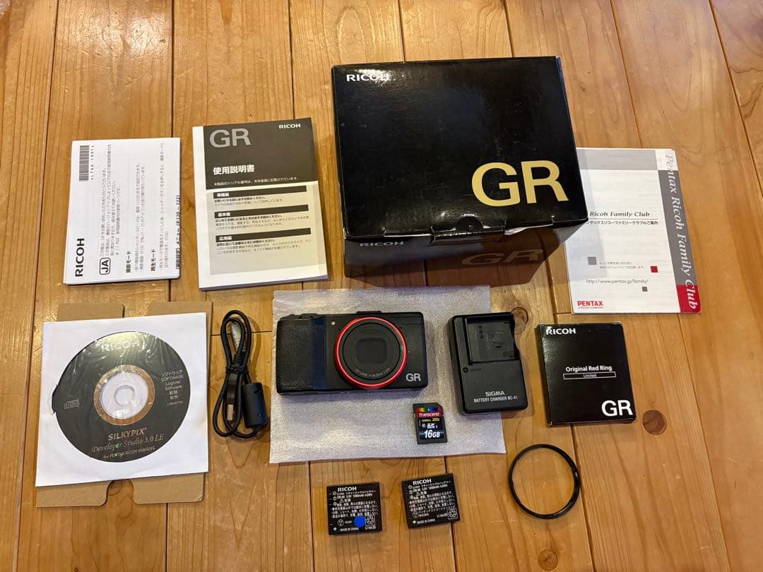 RICOH GR APS-C gr digital リコー　初代　限定赤リング