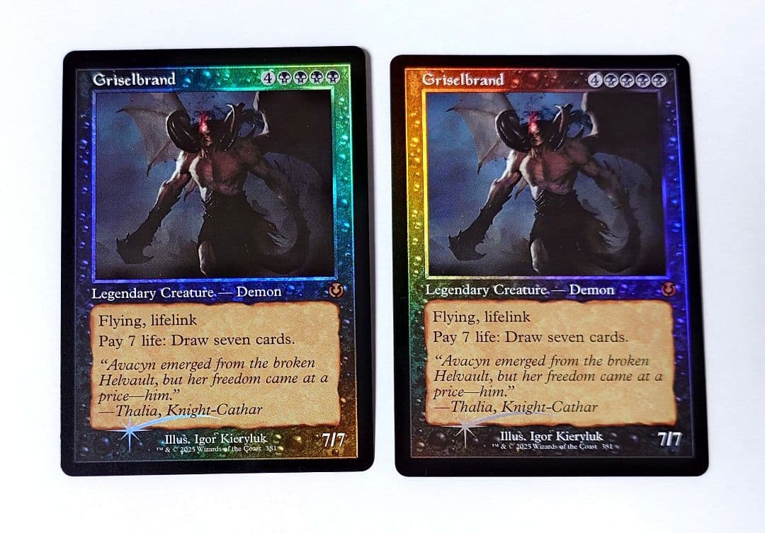 MTG グリセルブランド FOIL 英語版 旧枠 4枚セット