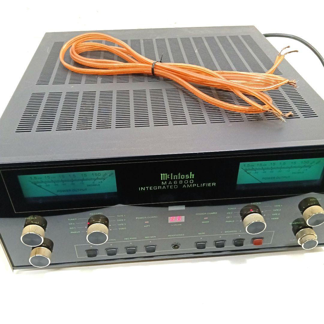 アンプ Macintosh MA6800 INTEGRATED AMPLIFIER
