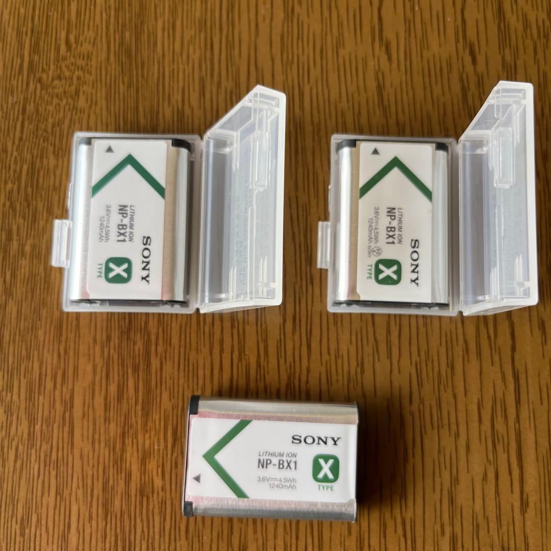 SONY コンパクトデジタルカメラ バッテリー3個付き
