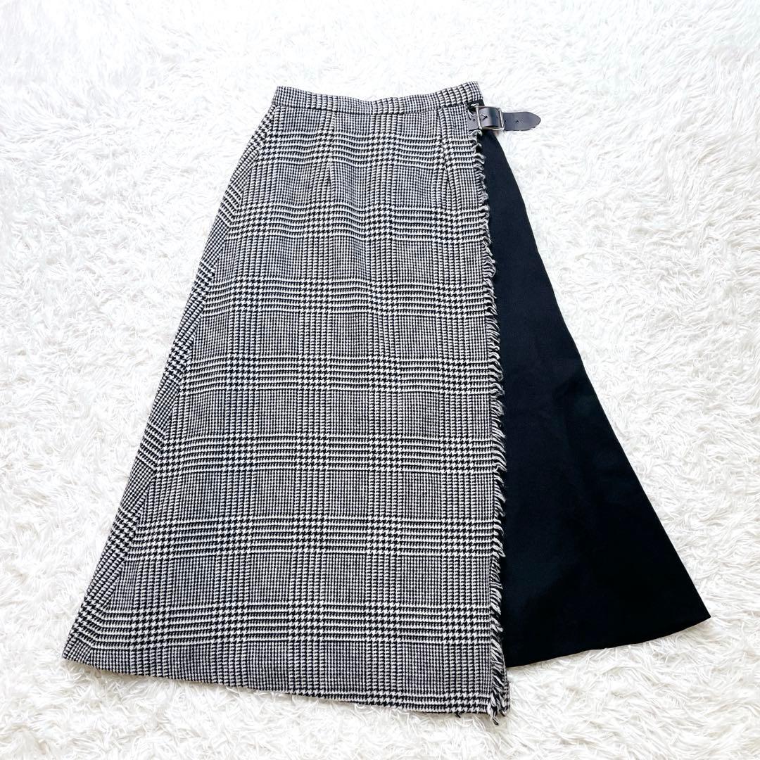 美品✨ オニールオブダブリン ロングスカート マキシ丈 チェック size8