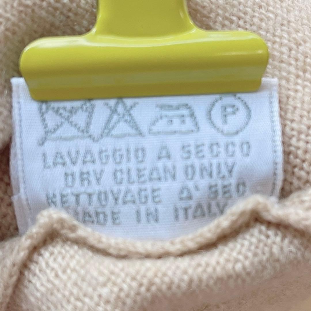 【アニオナ AGNONA】タートルニット カシミヤ100% イタリヤ製 シンプル