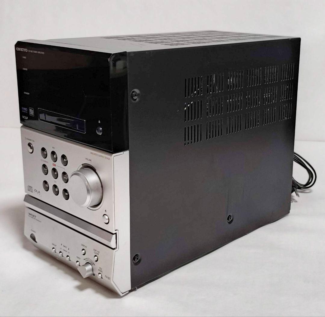 46【動作保証】ONKYO★CD/MDチューナーFR-B7＆スピーカーD-B7