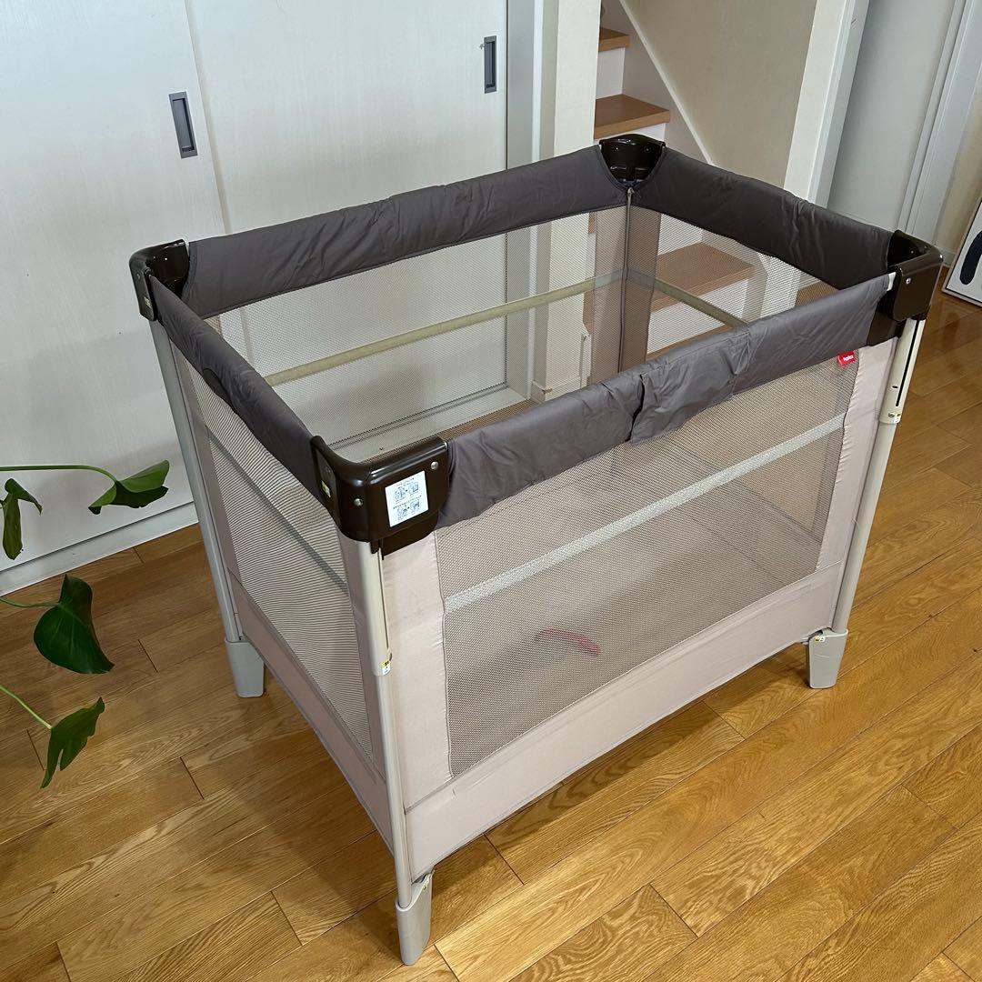 【美品】Aprica アップリカ ココネルエアー ベビーベッド ココアブラウン