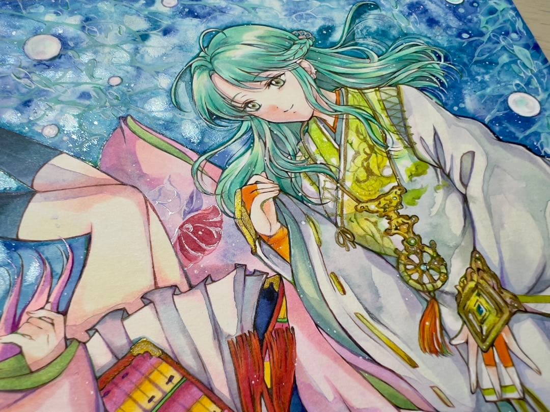 櫻様⭐︎手描きイラスト⭐︎オリジナル⭐︎原画⭐︎創作⭐︎アナログ⭐︎夢絵⭐︎コピック