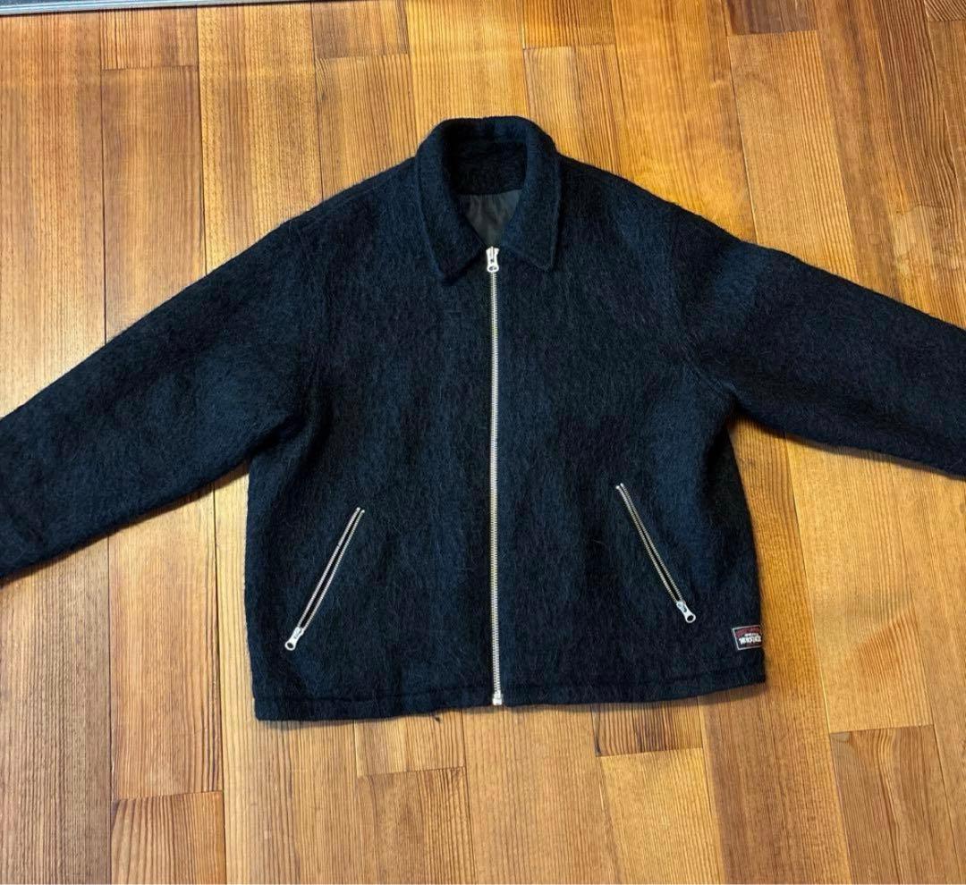 ナル Stussy mohair club ブラック ジャケット