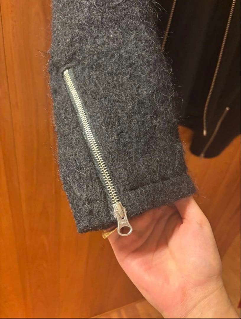 ナル Stussy mohair club ブラック ジャケット